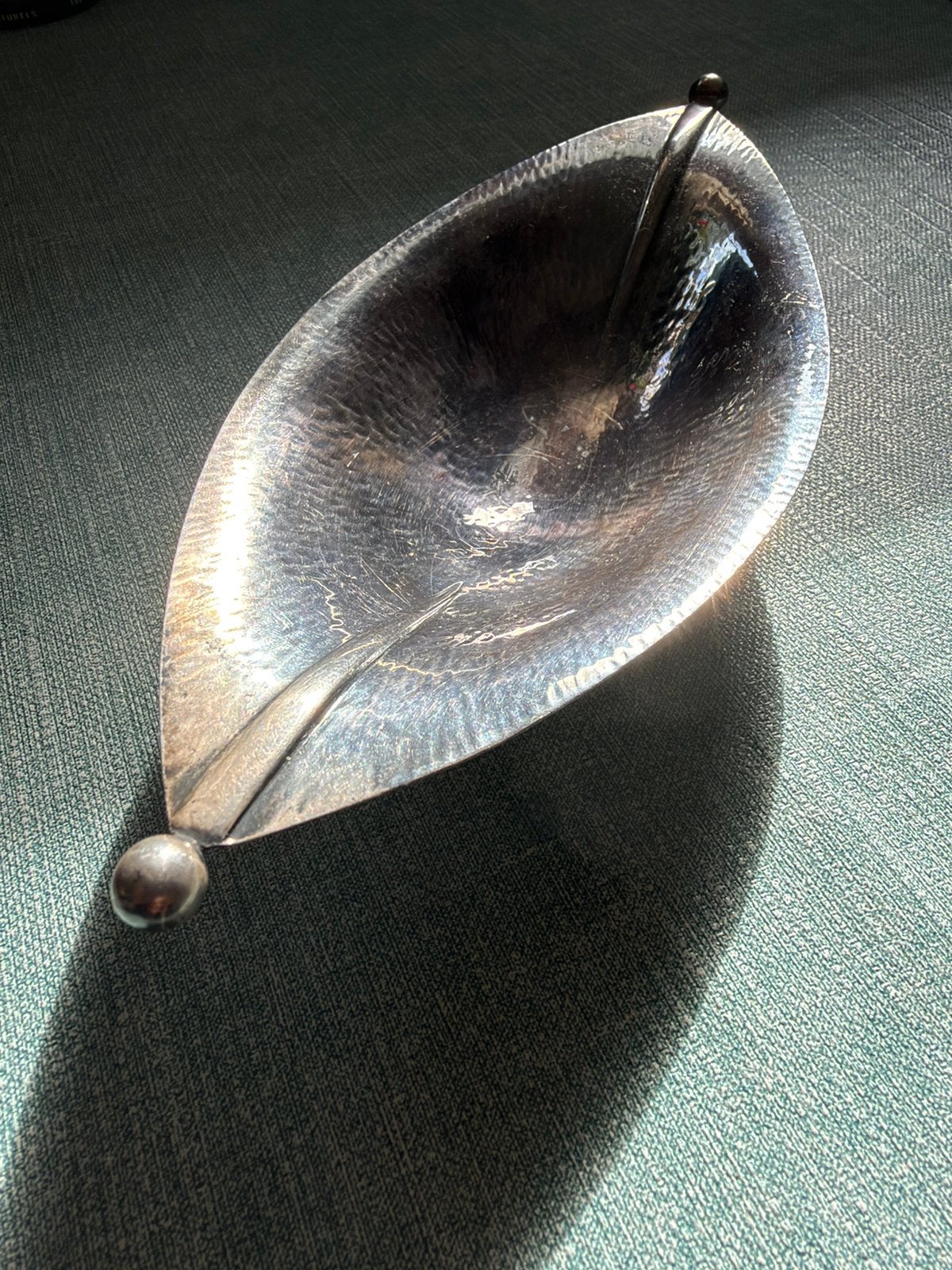 Art deco verzilverde schaaltje, Ophalen of Verzenden