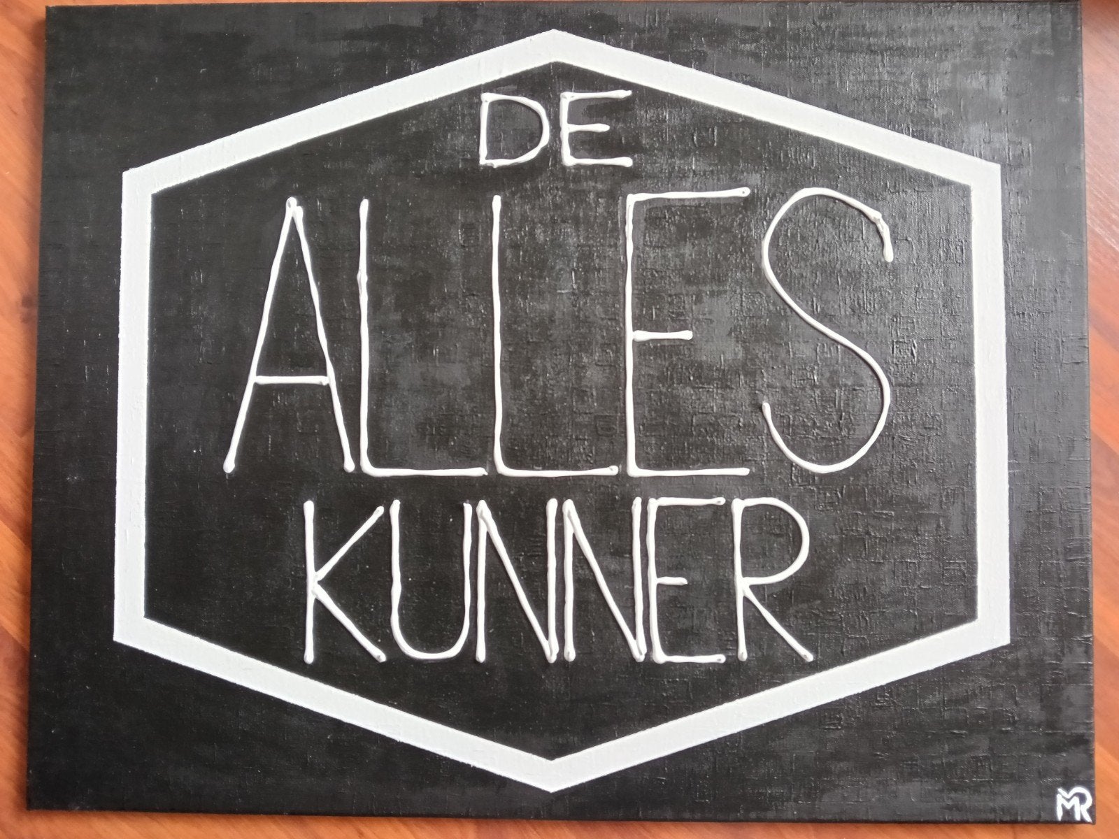 Schilderij logo tv-programma De Alleskunner, Antiek en Kunst, Ophalen