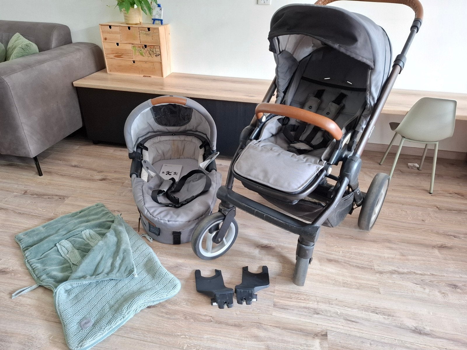 Complete Mutsy kinderwagen set te koop!, Ophalen, Gebruikt, Combiwagen, Mutsy