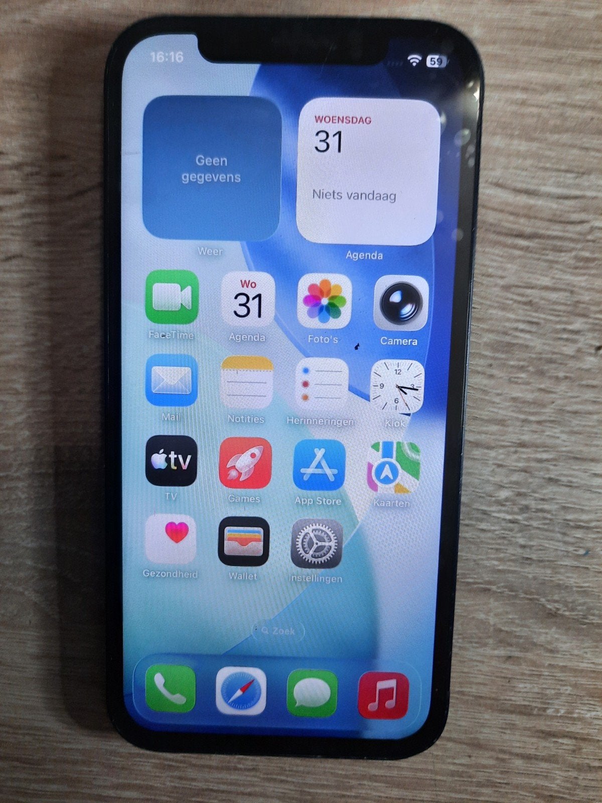 Apple Iphone 12  64 GB, Gebruikt, Zwart, Ophalen of Verzenden, Zonder simlock