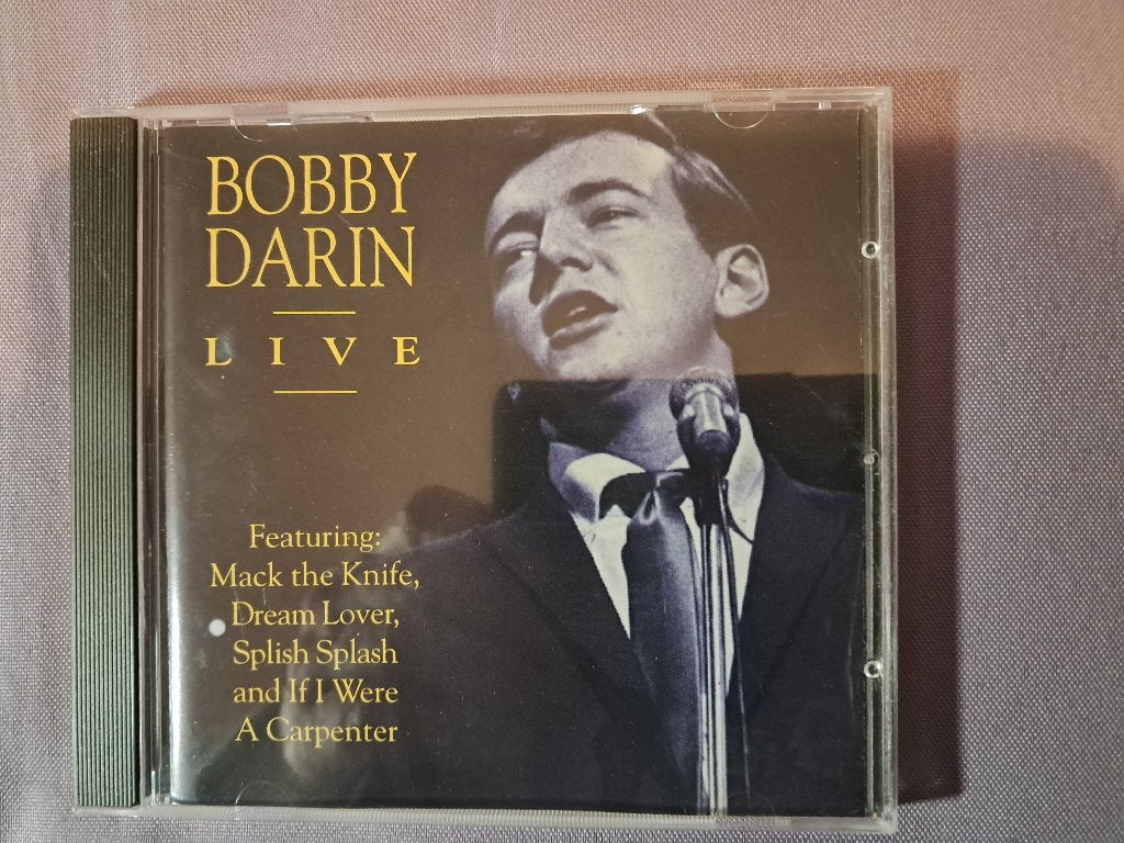 cd. Bobby Darin Live ., Gebruikt, Pop, Ophalen of Verzenden, Live-album