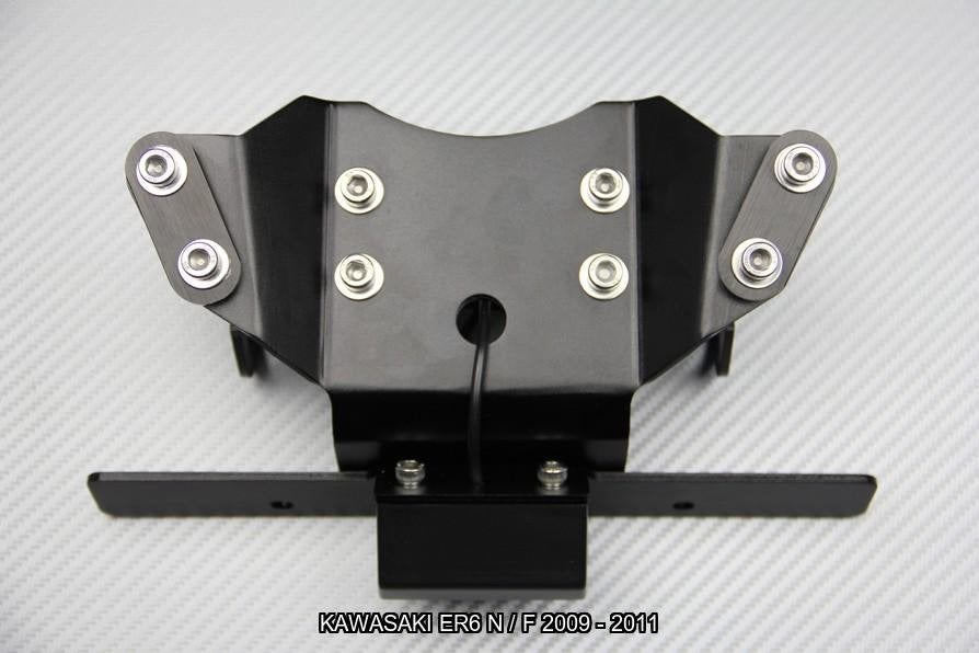 Korte Kentekenplaathouder KAWASAKI ER6 N / F 2009 - 2011, Verzenden, Nieuw
