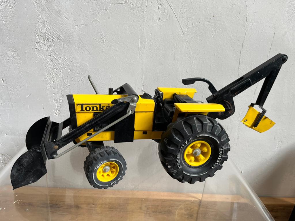 Grote vintage Tonka trekker / shovel, Ophalen of Verzenden, Gebruikt