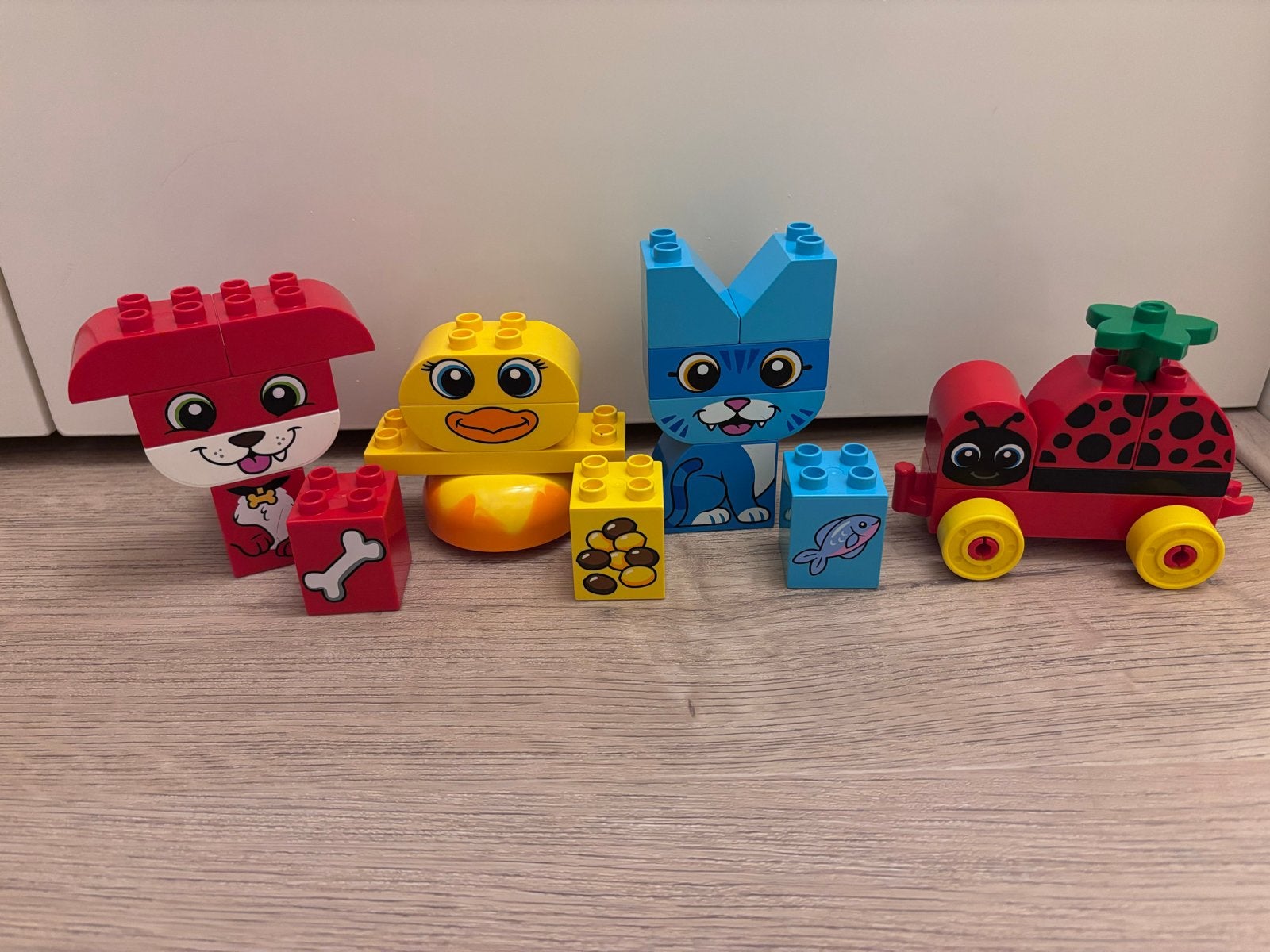 Lego Duplo puzzel dieren - 10858/10859, Ophalen of Verzenden, Zo goed als nieuw, Duplo