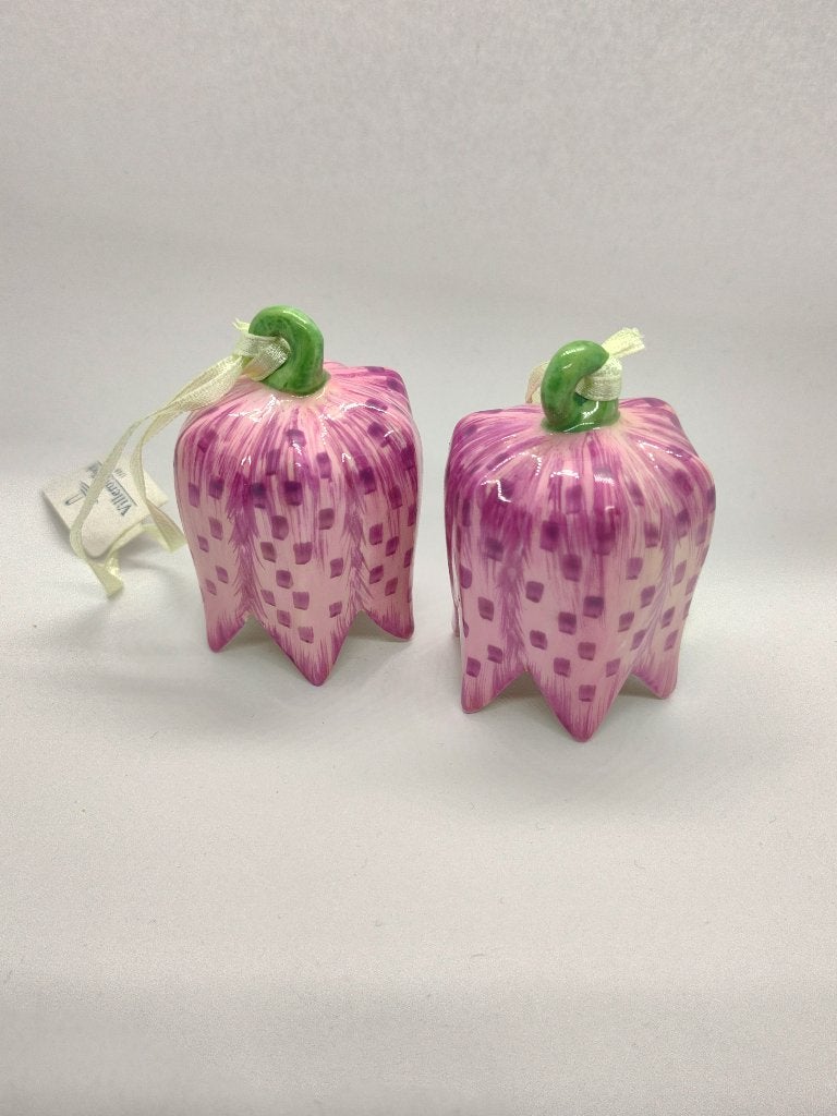 Set Van 2 Villeroy & Boch Flower Bells - Paars - Nieuw, Ophalen of Verzenden, Nieuw, Porselein, Overige typen
