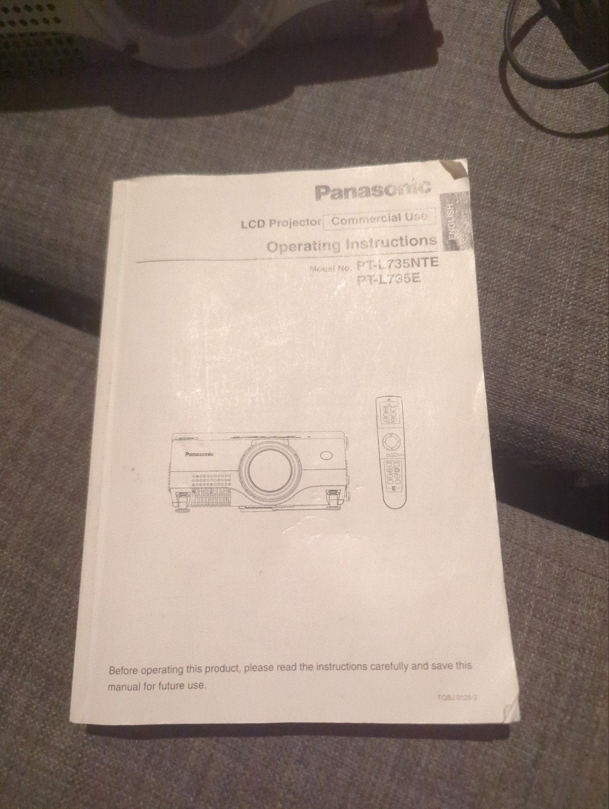 Panasonic PT-L735E LCD Projector, Ophalen, Gebruikt, Panasonic, LCD