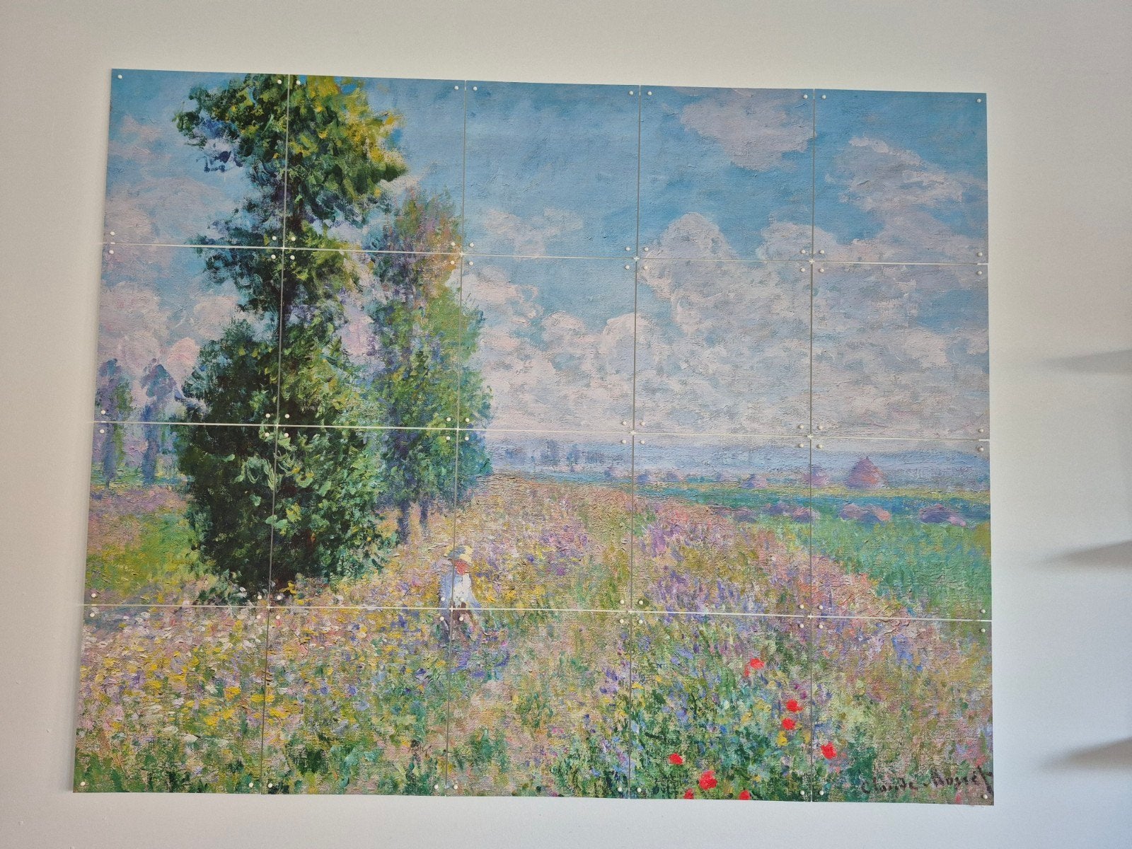 IXXI wanddecoratie - Monet: Veld met klaprozen, Ophalen of Verzenden, 75 tot 100 cm, 75 – 100, Print