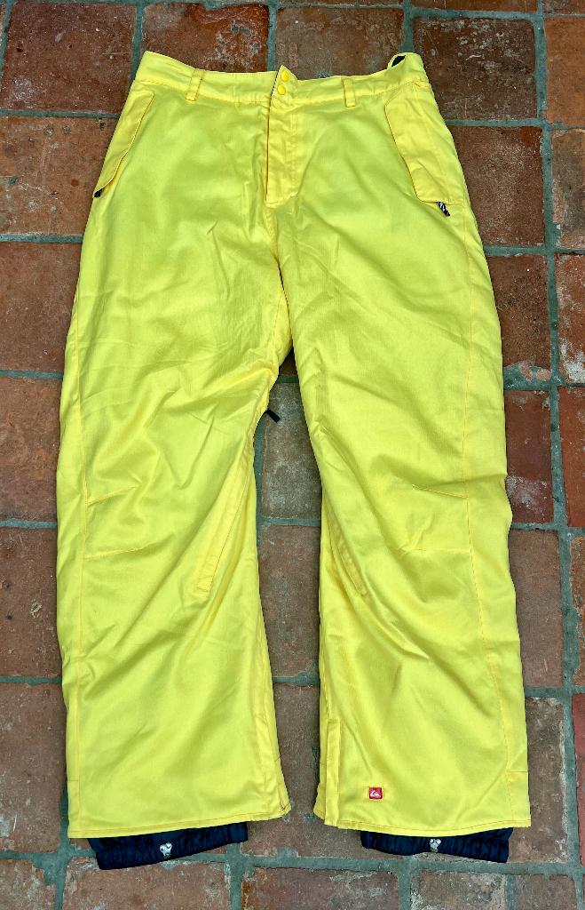 Quiksilver O-Shape snowboard-/skibroek XL geel, Overige merken, 100 tot 140 cm, Ophalen of Verzenden, Zo goed als nieuw