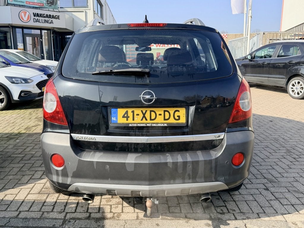 Opel Antara 3.2 V6 Cosmo - automaat (bj 2007), Auto's, Automaat, 3195 cc, 2000 kg, Zwart
