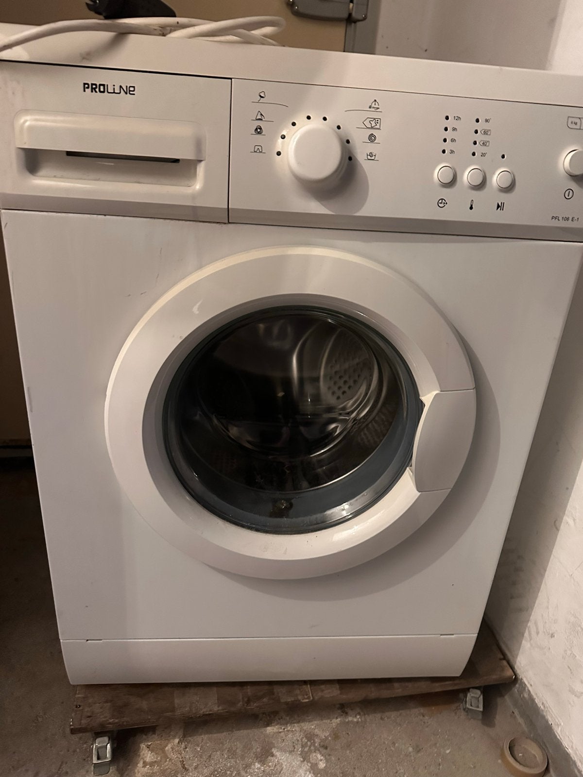 Proline PFL 106 E-1 Wasmachine - 6 kg, A++, 6 tot 8 kg, Ophalen of Verzenden, 85 tot 90 cm, Minder dan 1200 toeren
