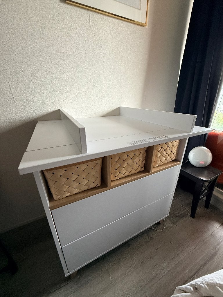 Quax Loft Commode + Verlengstuk, Kinderen en Baby's, Ophalen, Gebruikt, 50 tot 70 cm, 75 tot 100 cm
