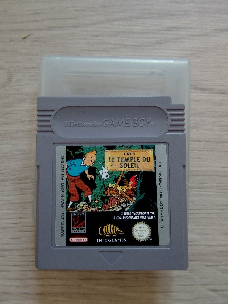 Tintin: Le Temple du Soleil - Nintendo Game Boy Classic, Avontuur en Actie, Gebruikt, Verzenden, 1 speler