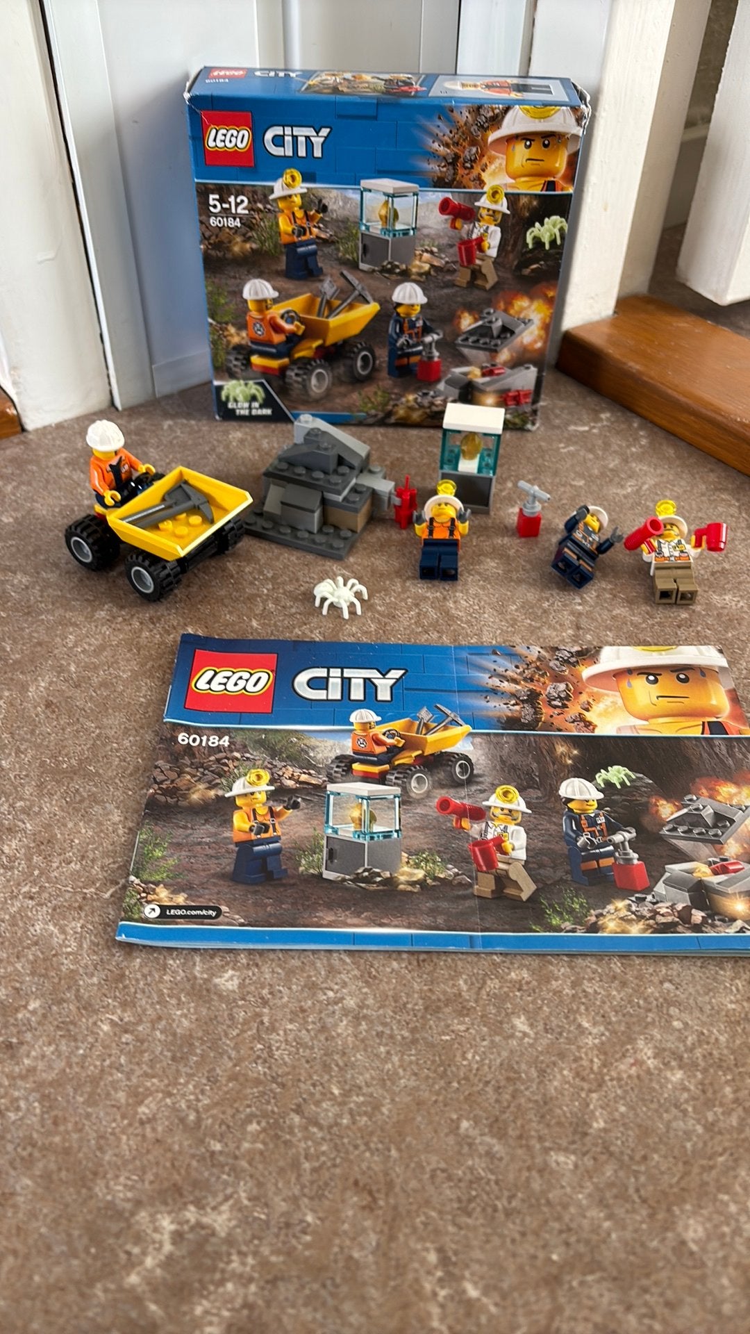 Lego 60184 mijnwerkers, Ophalen of Verzenden, Zo goed als nieuw