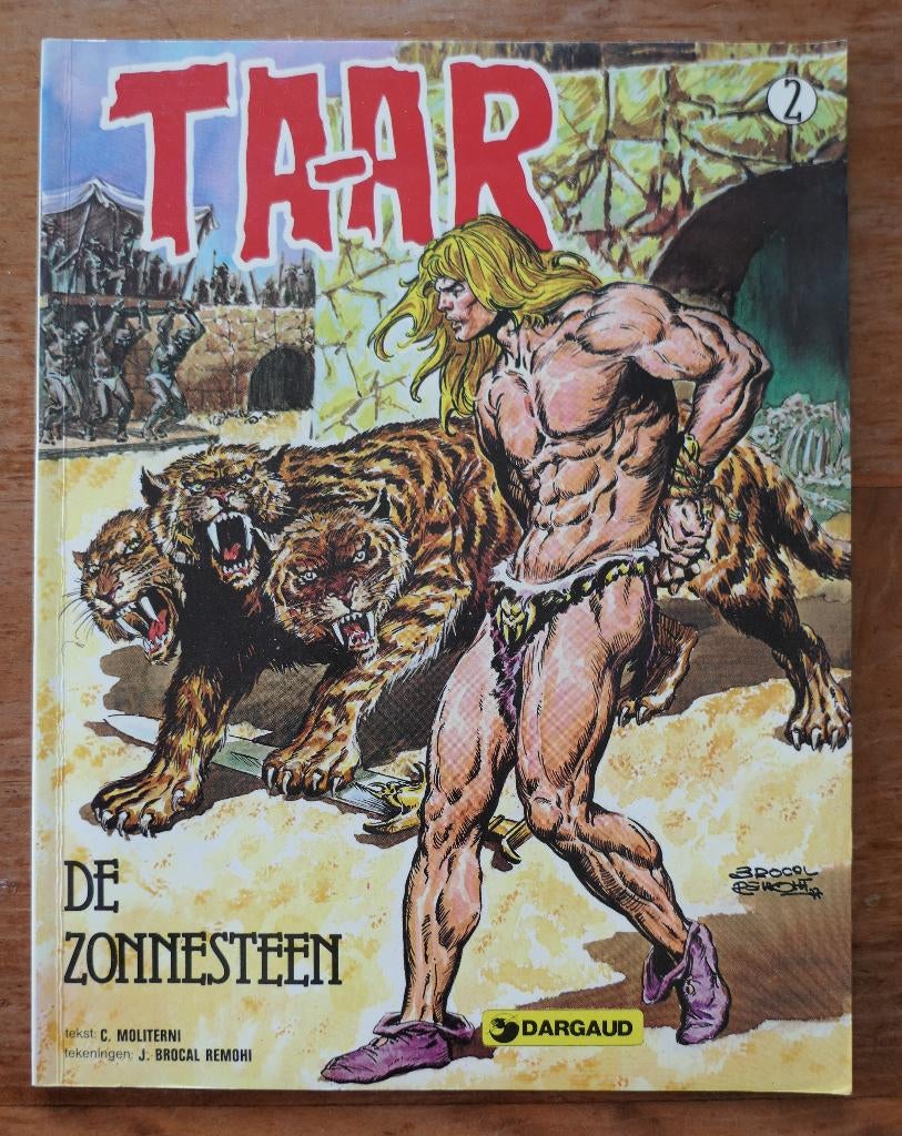 Stripboek Ta-Ar - De zonnesteen, Gelezen, Eén stripboek, Ophalen of Verzenden, Remohi & Moliterni