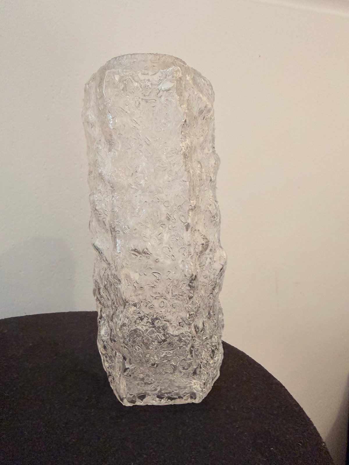 Frosted glas, vaasje of lampenkapje., Ophalen of Verzenden