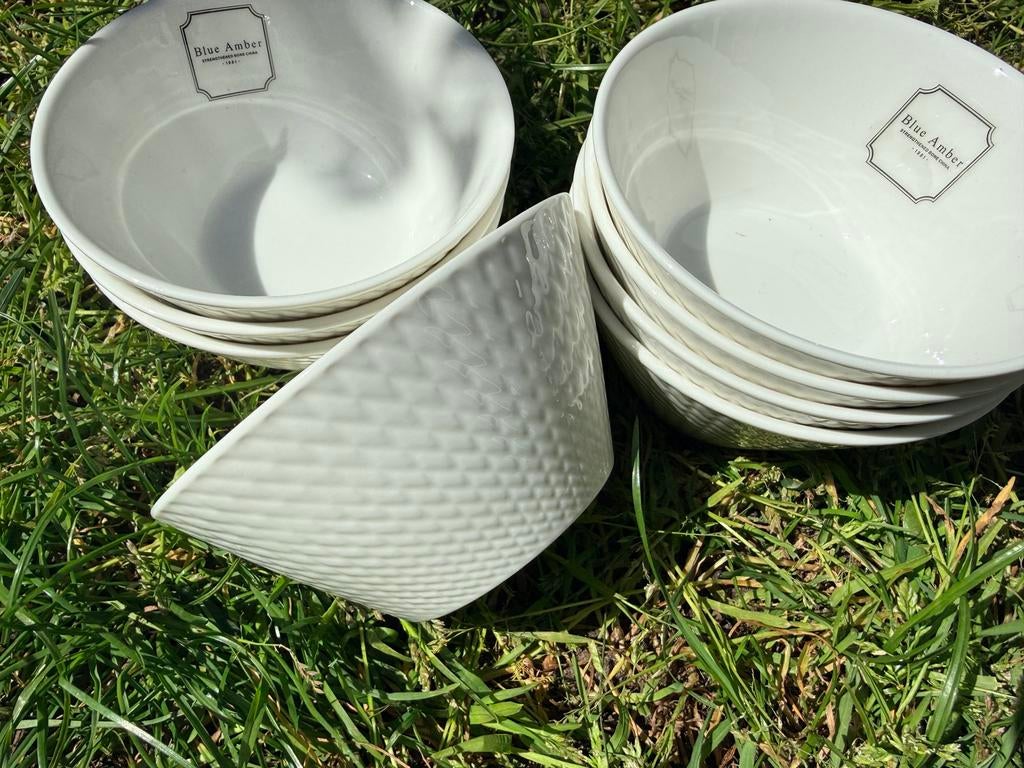 8 nieuwe ongebruikte schaaltjes, Ophalen, Overige stijlen, Glas, Schaal of Schalen