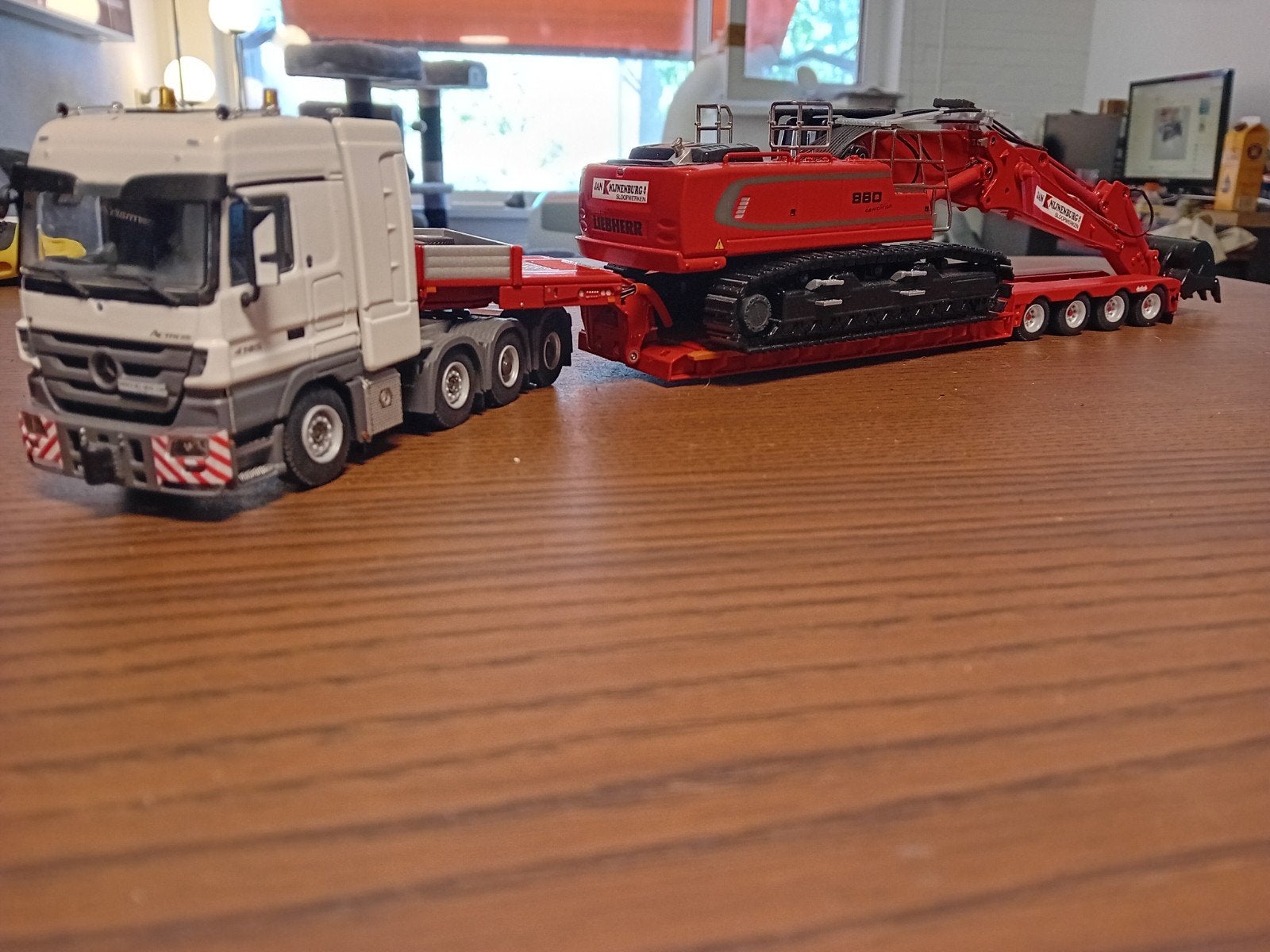 wsi liebherr 960 plus dieplader, Hobby en Vrije tijd, Ophalen of Verzenden, Zo goed als nieuw, Hijskraan, Tractor of Landbouw