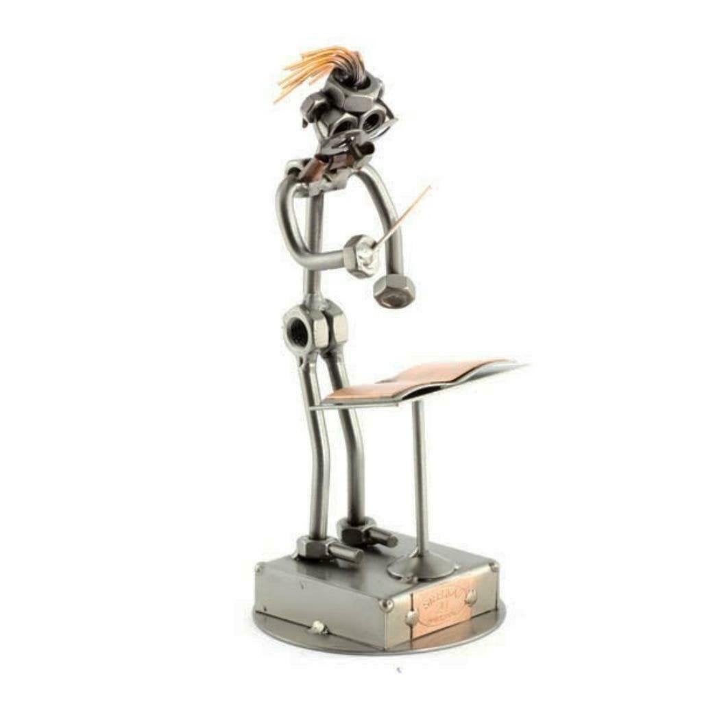 Dirigent beeldje - steelman, orkest, muziek, geschenk, kado, Ophalen of Verzenden