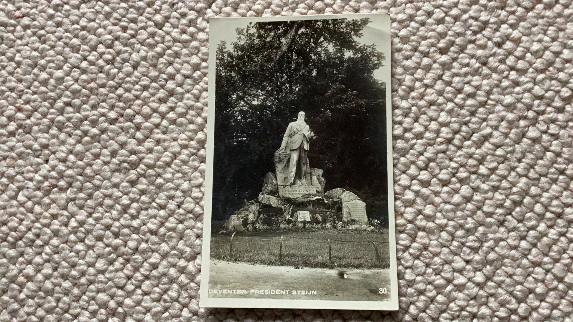 Fotokaart Deventer President Steijn 1934. 982, Ophalen of Verzenden, 1920 tot 1940, Gelopen, Overijssel