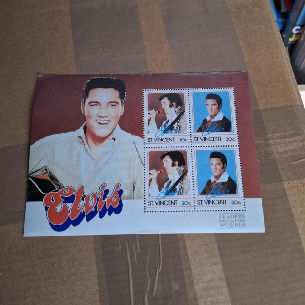Elvis Presley postzegels vel, Ophalen of Verzenden, Postfris, Overige thema's