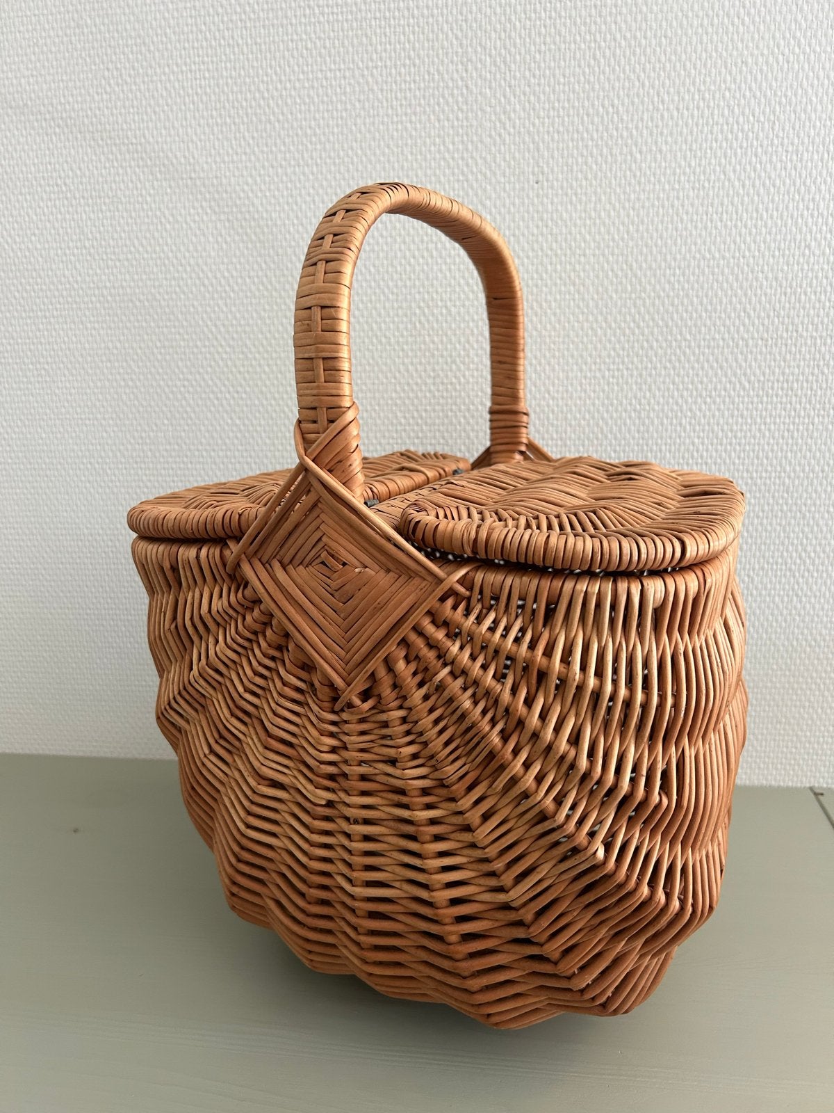 Rotan picknickmand - Vintage en charmant, Ophalen of Verzenden, Gebruikt, Zonder inhoud