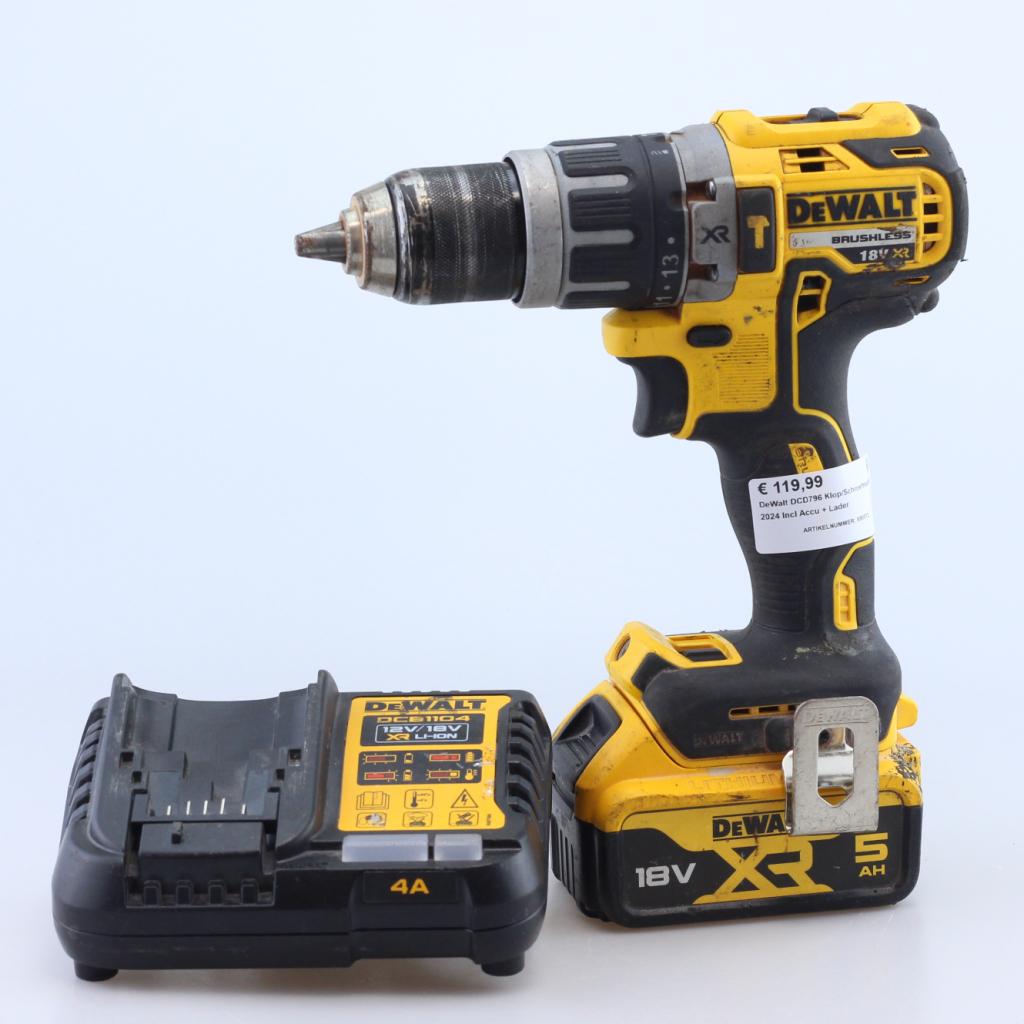 DeWalt DCD796 Klop/Schroefmachine 2024 Incl Accu + Lader, Dewalt, Zo goed als nieuw, Support@dewalt.com, 701 E. Joppa Road
Towson, MD 21286
USA
