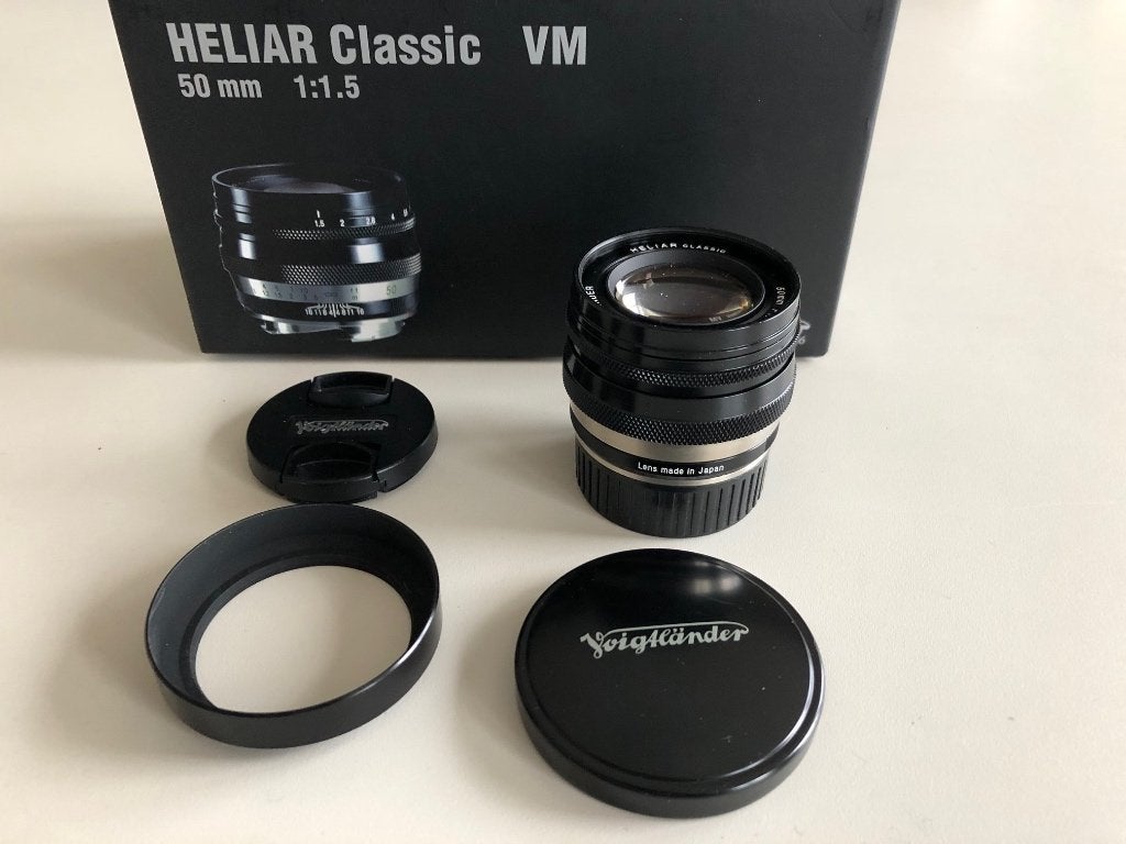 Voigtlander Heliar Classic VM 50mm 1.5 Leica M mount, Ophalen, Handmatige focus, Zo goed als nieuw, 50 mm