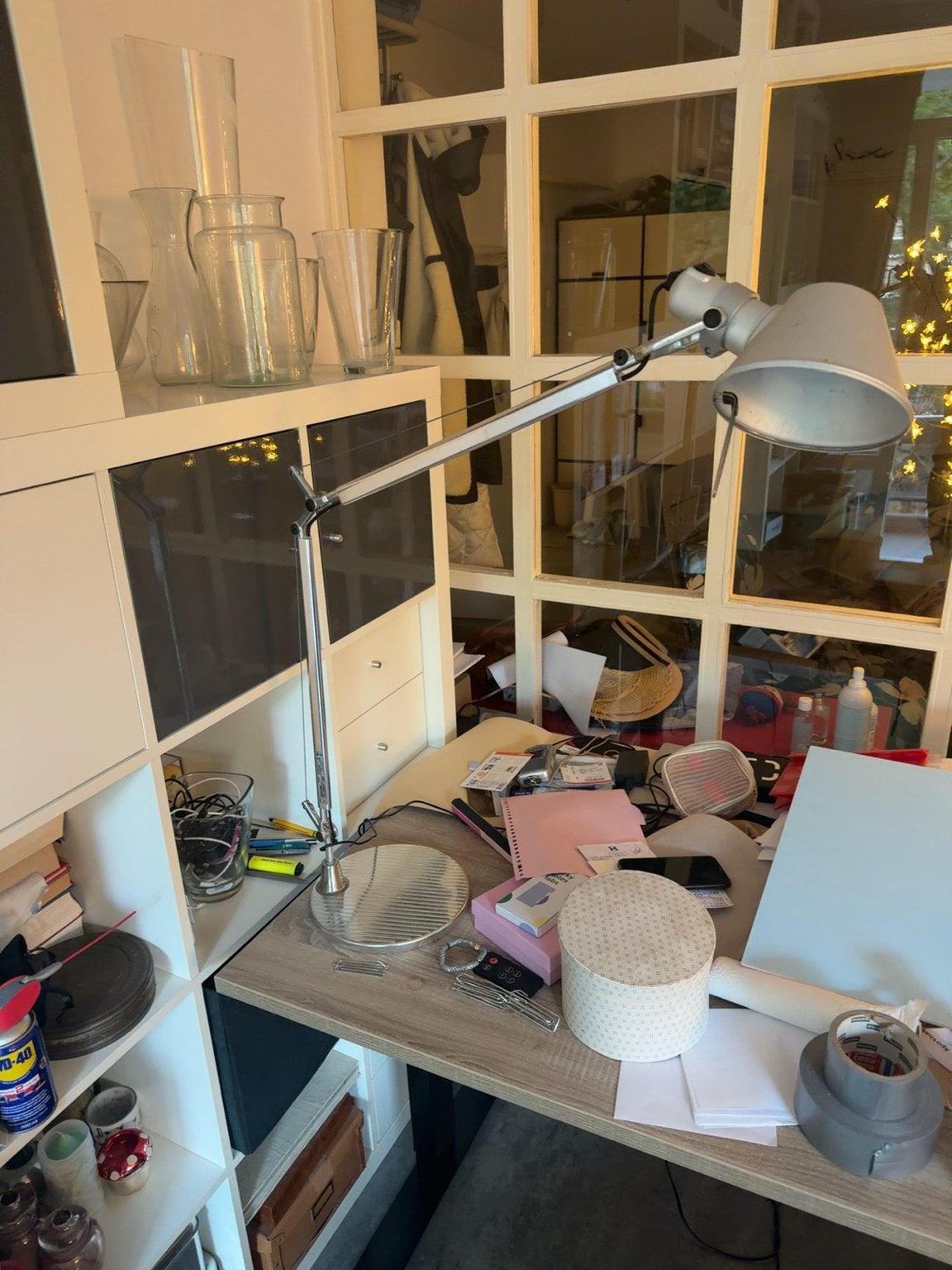 Artemide Tolomeo LED Bureaulamp - Zo goed als nieuw, Huis en Inrichting, Ophalen, Dimbaar, Bureaulamp, Overige fittingen