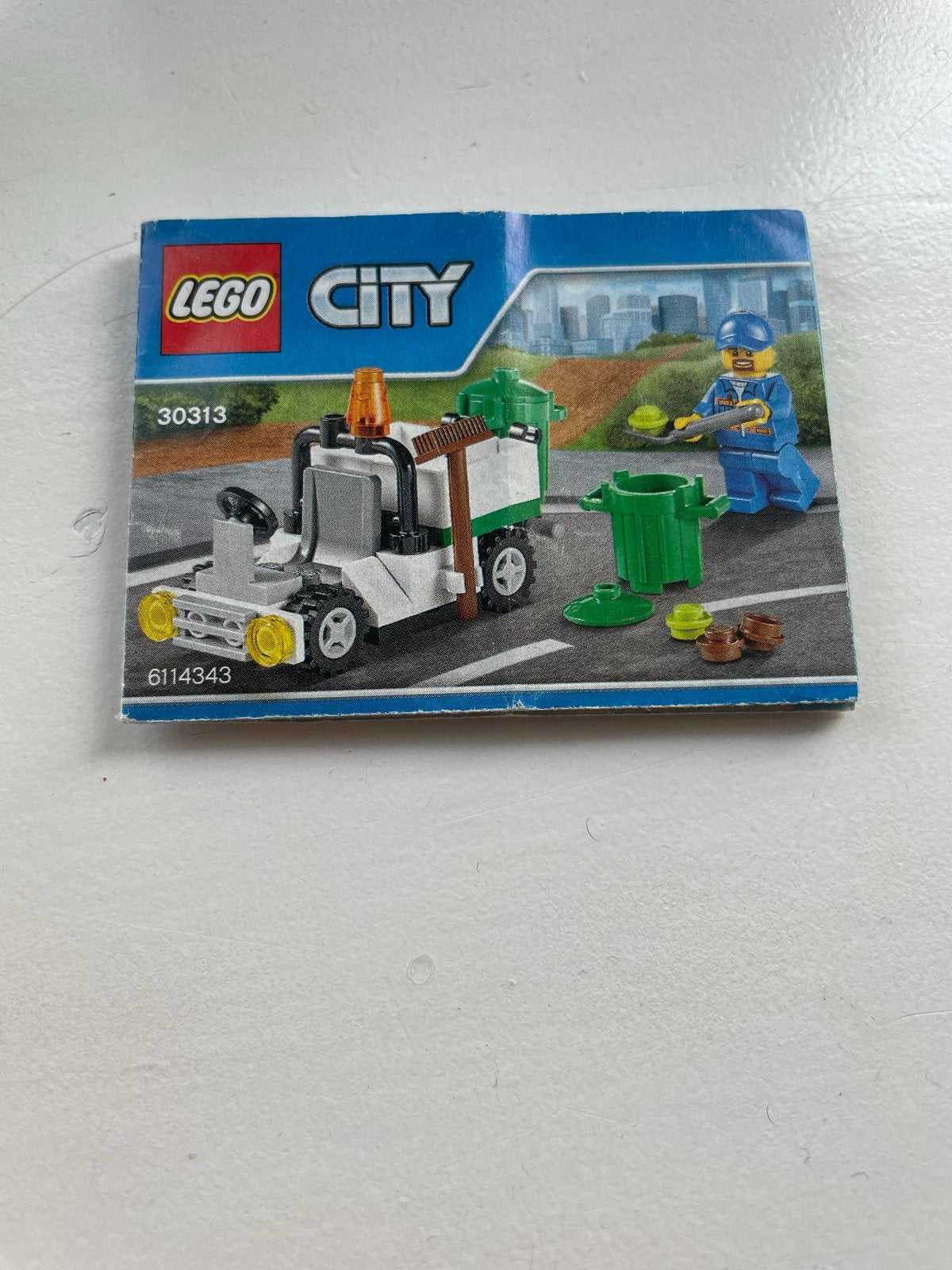 Lego City Vuilniswagen (30313) - Compleet met instructies, Lego, Ophalen of Verzenden, Compleet, Complete set