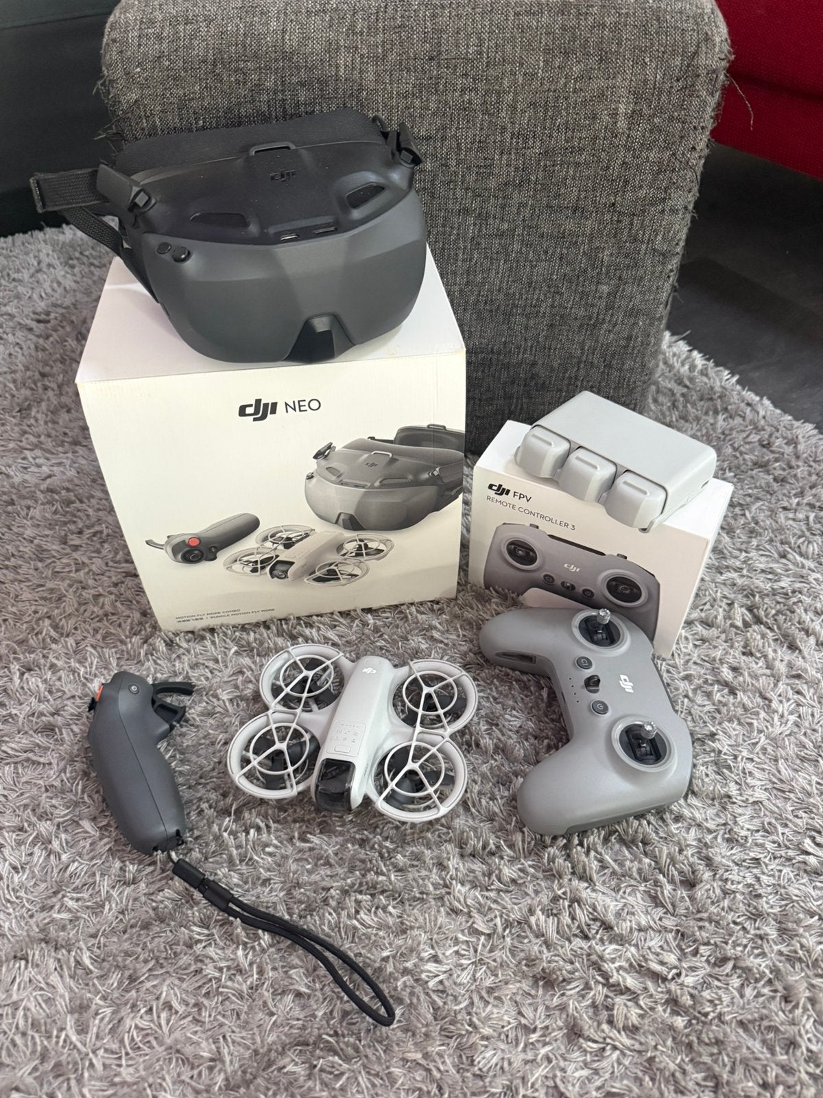 DJI Neo Drone + DJI FPV Remote Controller 3 – Complete Set!, Ophalen, Cameradrone, 5 tot 10 kilometer, 15 tot 30 minuten