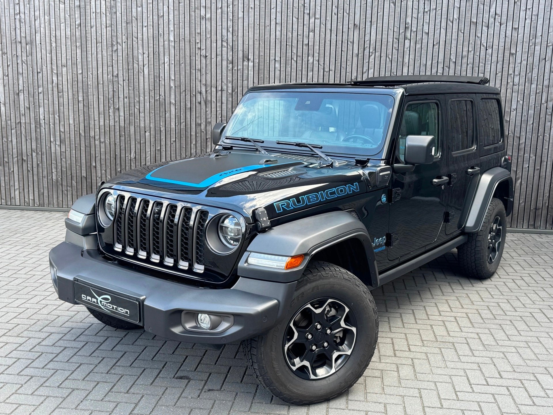 Jeep Wrangler Unlimited Rubicon SKY ONE TOUCH TOP Nieuwstaat, Auto's, Jeep, Automaat, Dealer onderhouden, Zwart, 4 cilinders