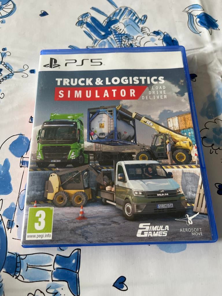 Truck & Logistics Simulator PS5 Spel, Spelcomputers en Games, Games | Sony PlayStation 5, Zo goed als nieuw, Simulatie, 1 speler