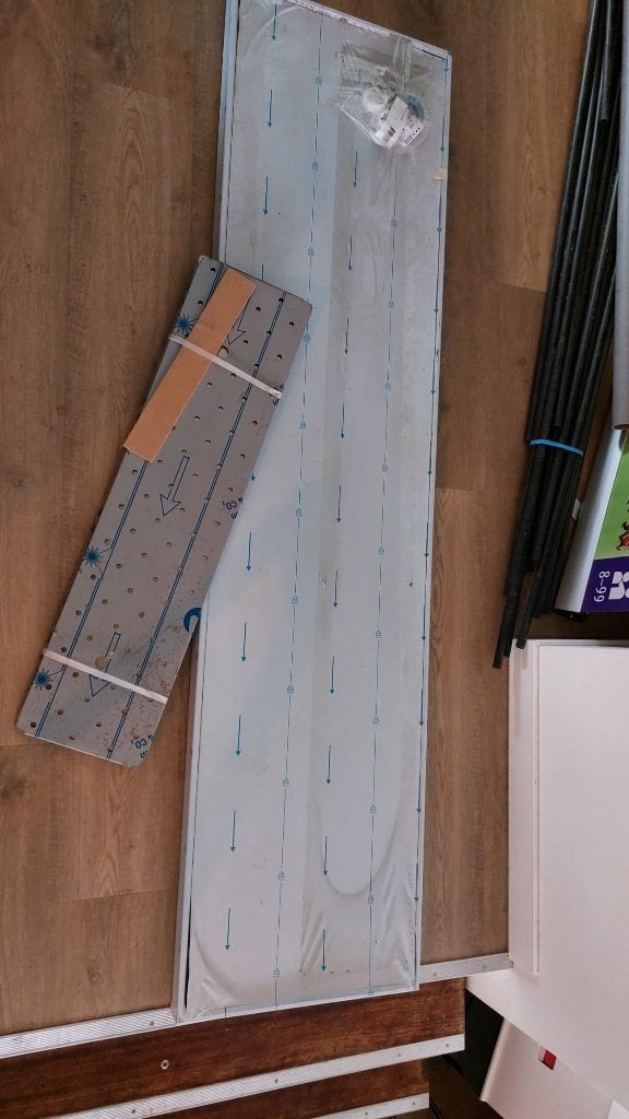 Lekblad bar 200x50x4,5 RVS nieuw, Ophalen, Nieuw