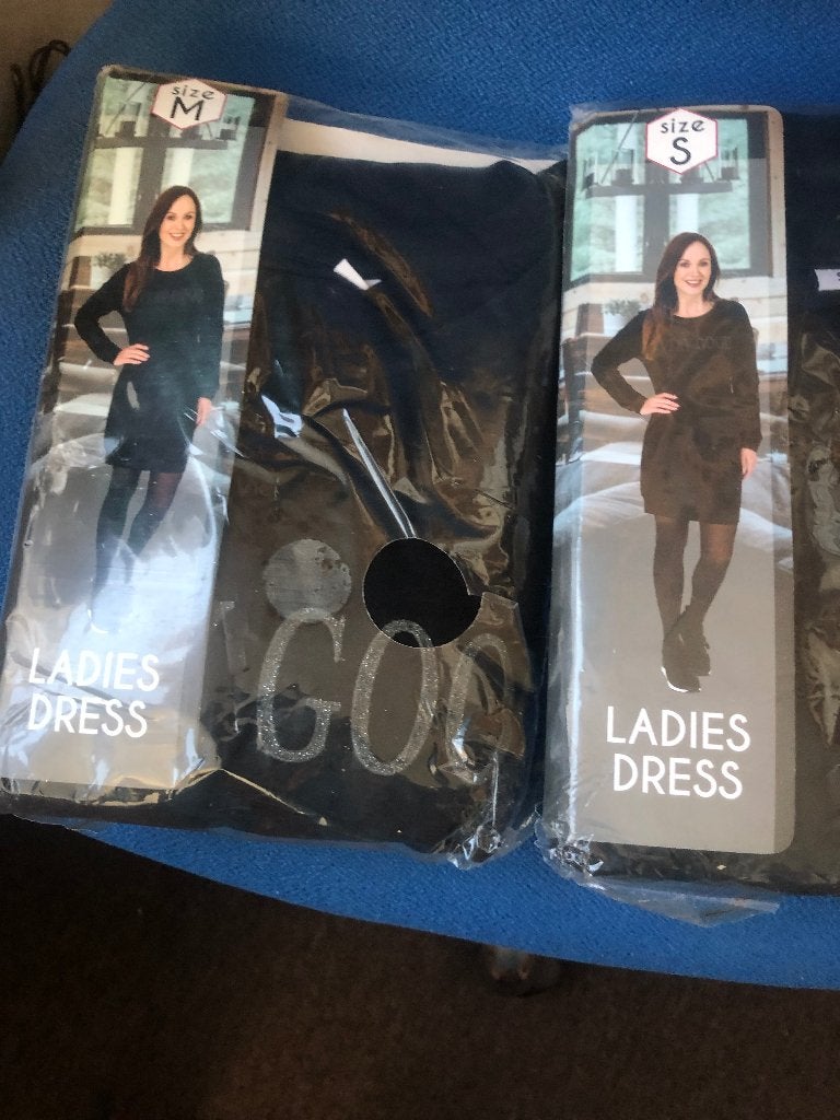 twee nieuw tricot verpakt jurkjes merk lady dress, Kleding | Dames, Ophalen of Verzenden, Nieuw, Maat 38/40 (M), Zwart