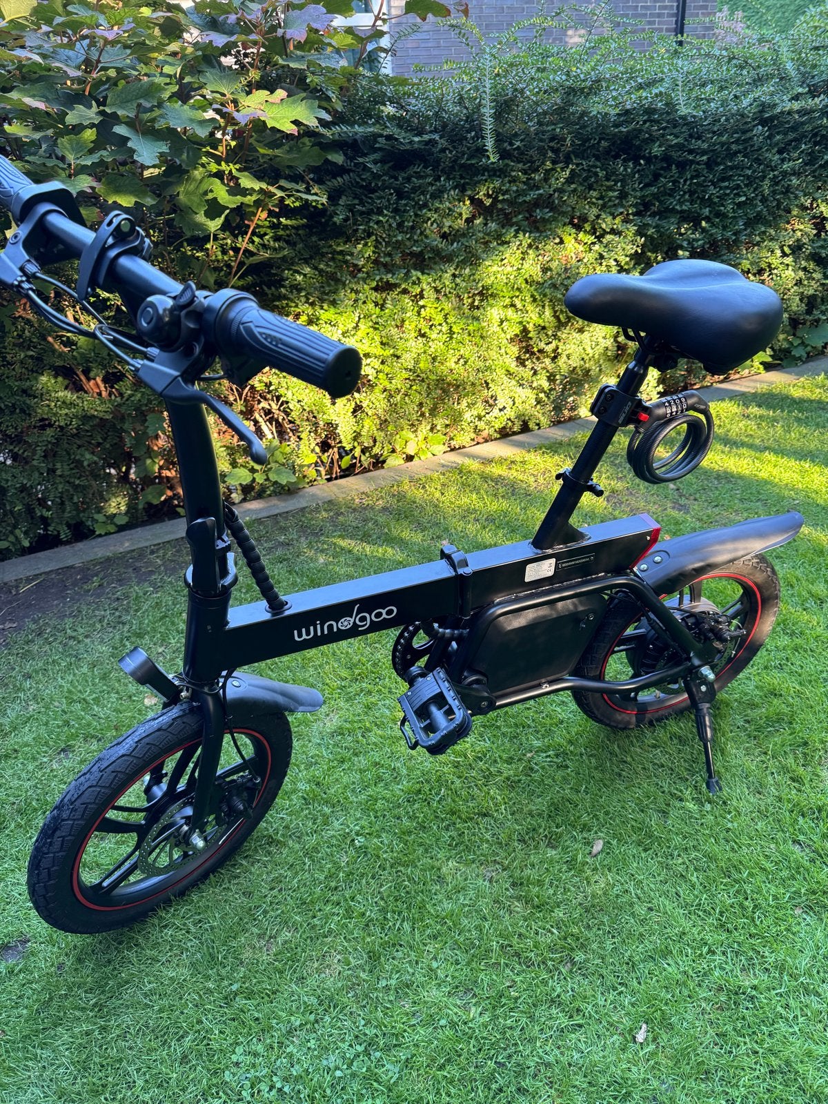 Opvouwbare elektrische fiets - Windgoo, Zo goed als nieuw, Minder dan 47 cm, 30 tot 50 km per accu, Ophalen