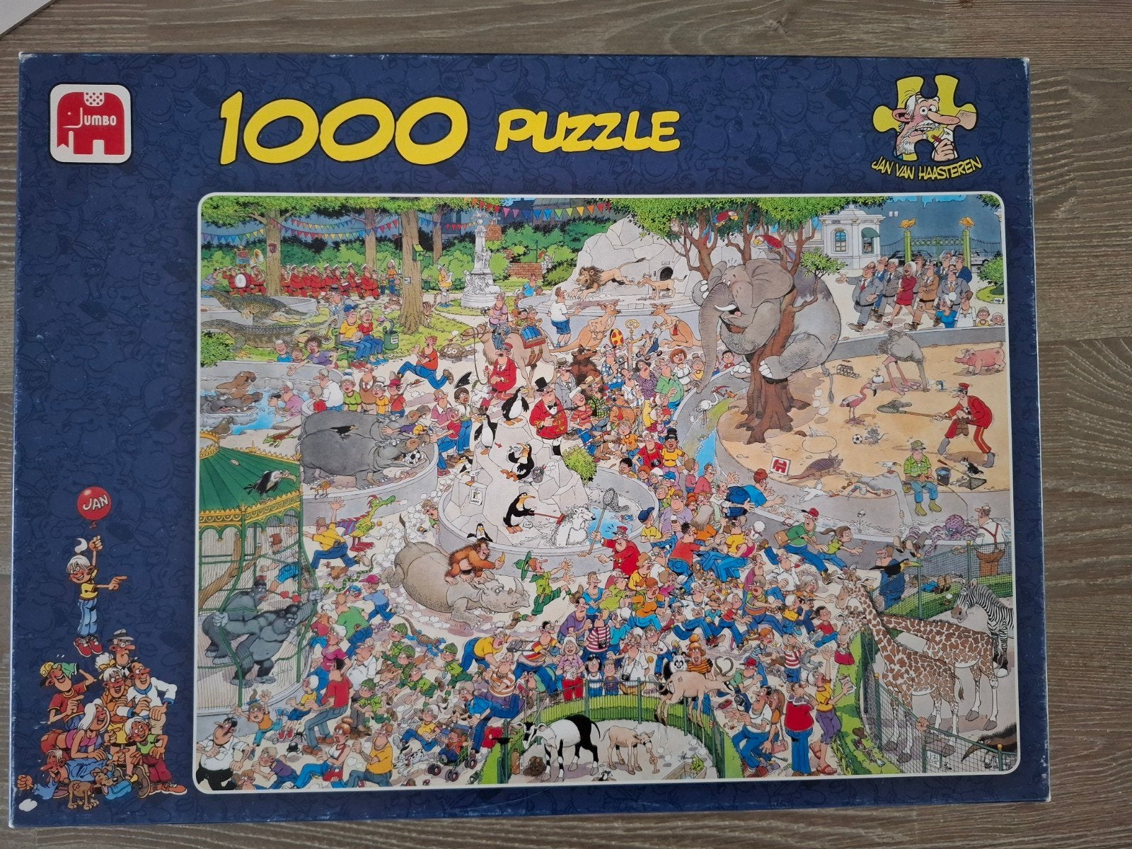 Jan van Haasteren puzzel Dierentuin Artis, Ophalen of Verzenden, 500 t/m 1500 stukjes, Zo goed als nieuw, Legpuzzel