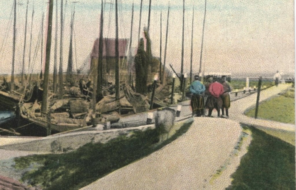 988634	Eiland Marken	haven	 	Onbeschreven, Ophalen of Verzenden, Voor 1920, Ongelopen, Noord-Holland