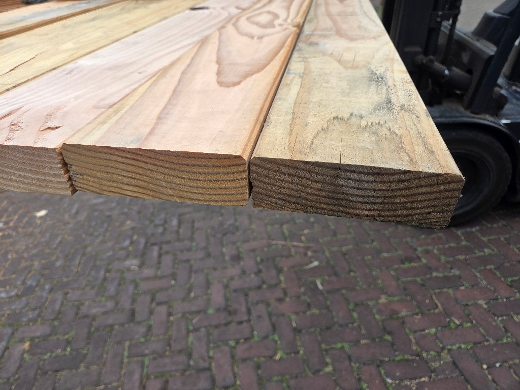 Douglas balken geschaafd 4.5x14.5 cm - nr: TB53, Ophalen, Nieuw, 250 cm of meer, Balken