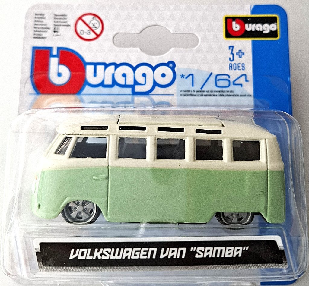 Bburago 1/64 Volkswagen VAN Samba, Ophalen, Nieuw, Auto