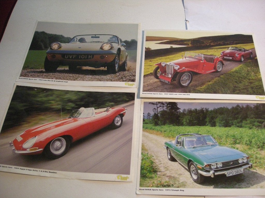 Prints of British Sports Cars - Thoroughbred & Classic Cars, Verzenden
