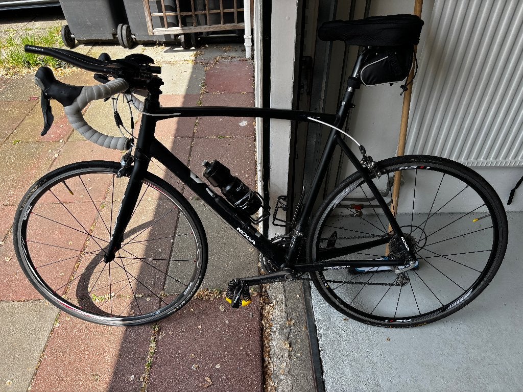 Koga racefiets Ultegra afmontage - Zwart, Ophalen, 28 inch, Velgrem, Aluminium