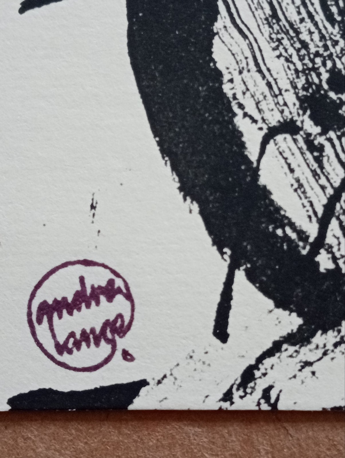 Andre Lange Litho 1998, Antiek en Kunst, Ophalen of Verzenden