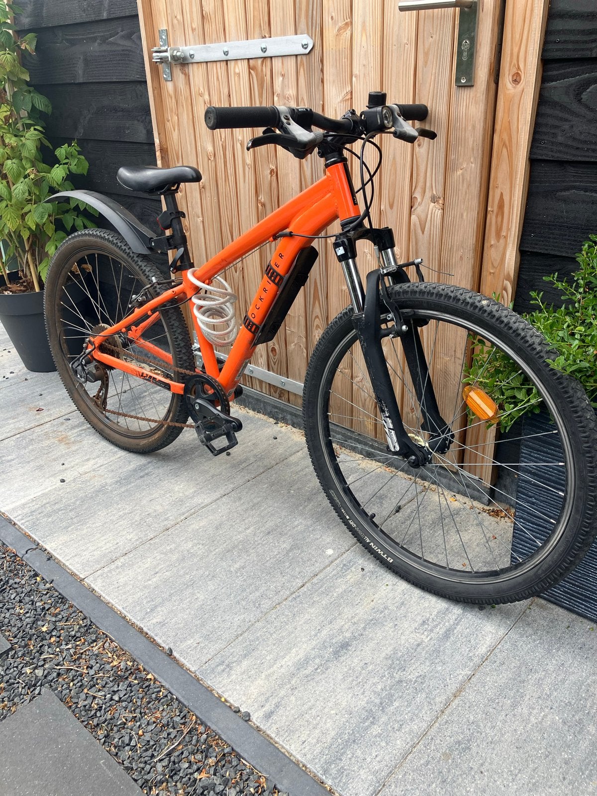 B'Twin Rockrider ST 100 Mountainbike Oranje, Fietsen en Brommers, Gebruikt, Hardtail, 45 tot 49 cm, Ophalen