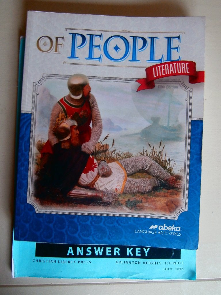 Of People Literature, Boeken, Studieboeken en Cursussen, Abeka, Verzenden, Zo goed als nieuw, Alpha