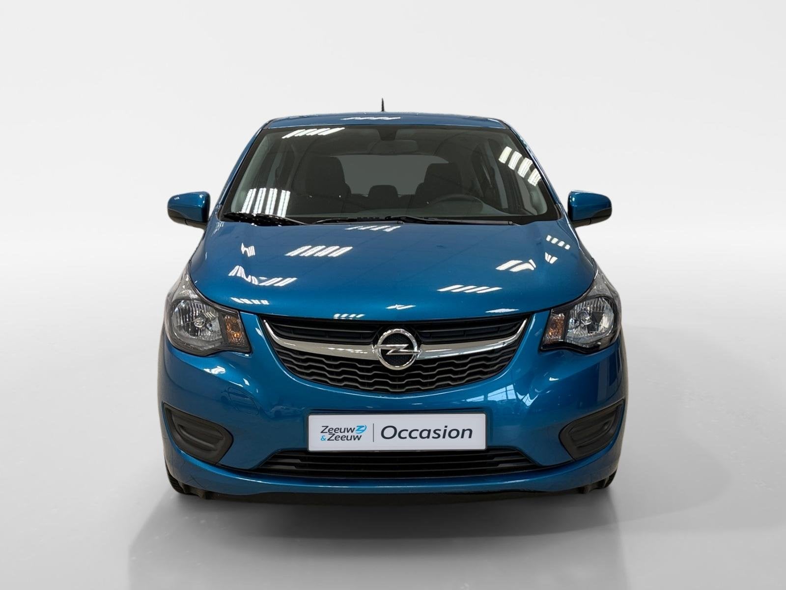 Opel KARL 1.0 ECOFLEX | 120 JAAR EDITION | AIRCO | NL-AUTO |, Auto's, Stof, Gebruikt, Blauw, Origineel Nederlands