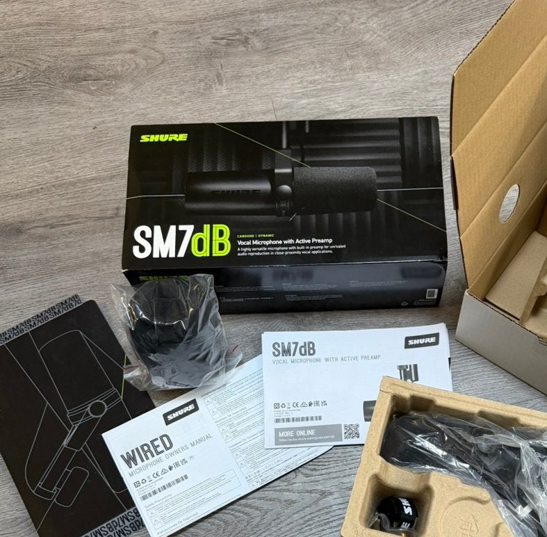 Shure SM7DB microfoon Nieuw nooit gebruikt!, Ophalen of Verzenden, Zo goed als nieuw