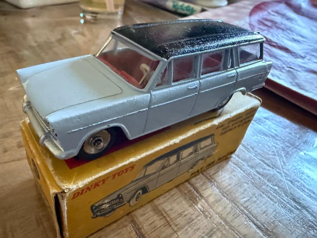 Dinky Toys France Fiat 1800 Familiale - Zeer Mooie Staat, F, Gebruikt, Auto, Dinky Toys