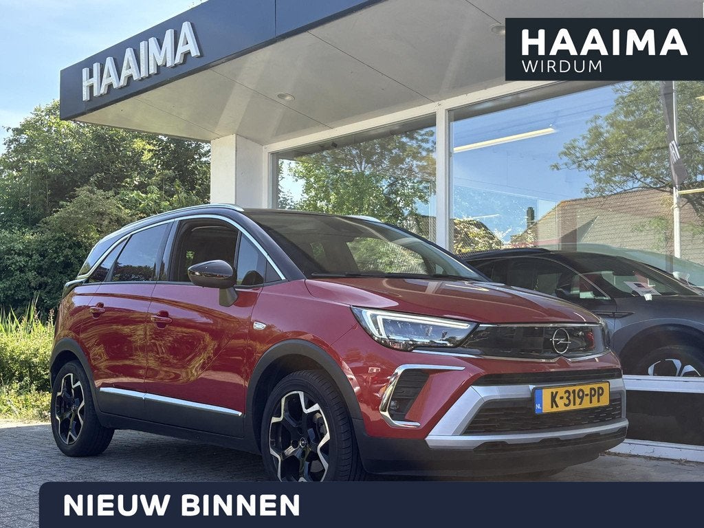 Opel Crossland 1.2 Turbo Ultimate | Trekhaak | Dodehoek dete, Auto's, Opel, Bedrijf, Te koop, Crossland X, ABS, Achteruitrijcamera