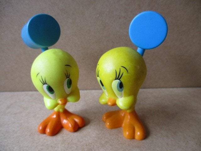 adv10430 tweety poppetje 1, Verzamelen, Ophalen, Looney Tunes, Gebruikt, Beeldje of Figuurtje