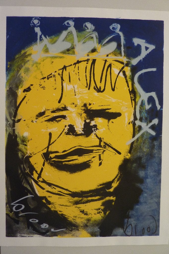 Herman Brood Zeefdruk  'ALEX', Antiek en Kunst, Kunst | Litho's en Zeefdrukken, Zeefdruk, Gelimiteerde oplage, Genummerd, Gesigneerd